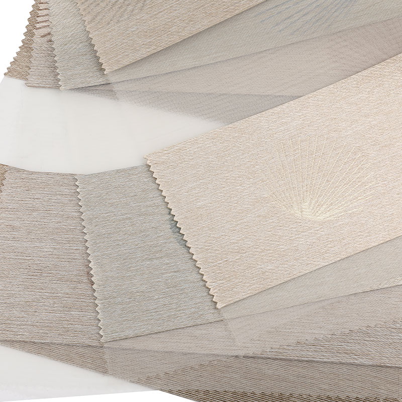 GD03 Rèm vải gạc mềm thời trang đơn giản Jacquard Vải mù ngựa vằn