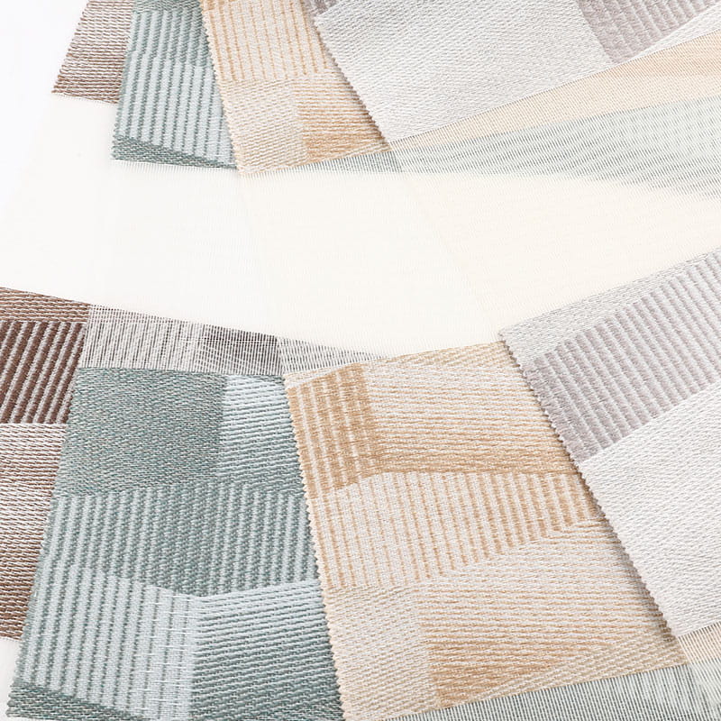 YX010 văn phòng Blackout Jacquard Vải thêu ngựa vằn