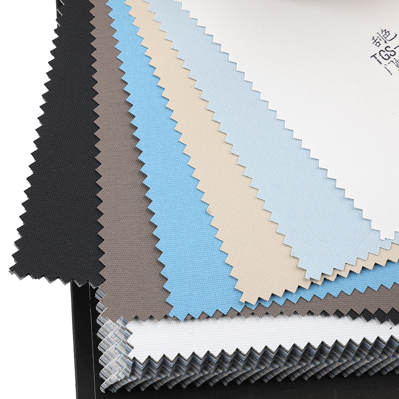 TGS 300cm Double Color Coating Semi-Blackout Roller Blind Vải